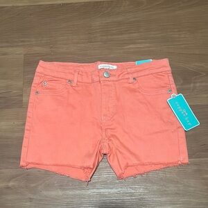 Orange Jean Shorts Vibrant Summer Style